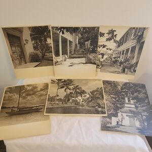 Black and white landscape printed stamped by Kay